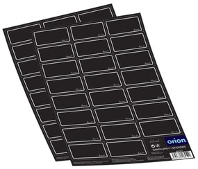 Orion Sada samolepiek na korenie BLACK 2 x 23 ks