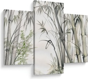 Obraz - Bambusy, kresba (90x60 cm)