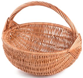 Nákupný kôš prútený Madam II.priemer 28 x v. 15/25(cm)