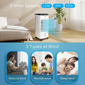 Aigostar ochladzovač vzduchu 60W/230V biely/čierny + DO