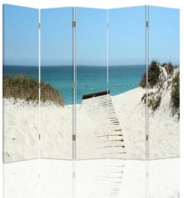 Gario Paraván Priechod na pláž Rozmery: 180 x 170 cm, Prevedenie: Otočný paraván 360°