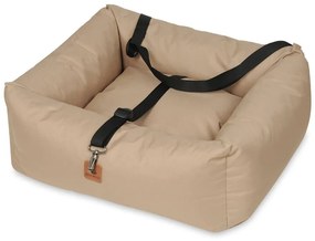 Cestovný pelech pre psov do auta JULIAN - cappuccino