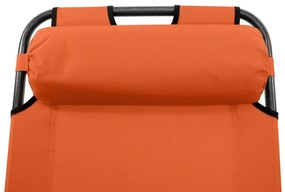 Garthen 29464 Skladacie záhradné lehátko - oranžová