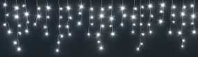 Vianočné svetielka LED záclona FLASH studená biela 500 LED
