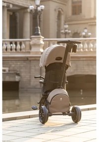 QPlay - Detská trojkolka 7v1 COMFO MAX hnedá