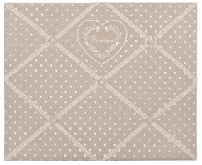 Béžová tabuľa na fotky, odkazy - 48 * 40 cm