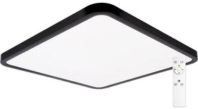 Top Light - LED Stropné svietidlo REVIT LED/50W/230V 3000-6500K 50x50 cm černá+DO