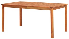 Záhradný stôl 150x90x74 cm, akáciový masív
