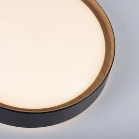 Leuchten Direkt 1434718-LED Stmievateľné stropné svietidlo EMILIA 28,8W/230V čierna