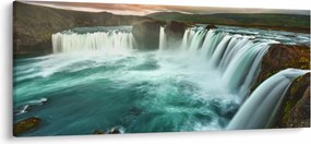 Obraz - Vodopády (120x50 cm)