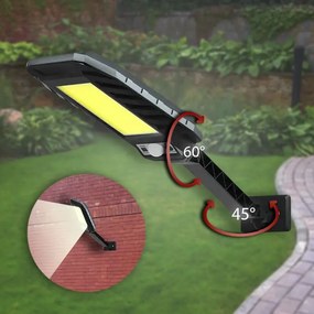 Toolight Toolight, LED solárna lampa so snímačom pohybu RSL018, čierna, OSW-10248