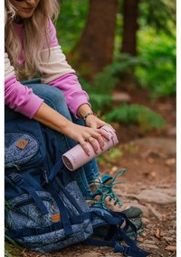 Ružový cestovný termohrnček Vialli Design Fuori, 400 ml