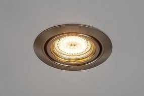 Rabalux LED zápustné bodové svietidlo Lite 3x3W | 240lm | 3000K - set 3 ks, saténový chróm, 1166