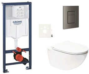 Závesný wc set do ľahkých stien / predstenová montáž SAT Infinitio SIKOGRSIN11SCAL0