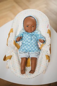 Baby Pomea - bábika Wasabi so štýlovým oblečkom Petit Pan
