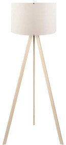 Stojacia lampa „Aris Cream & Oak", Ø 38, výš. 140 cm