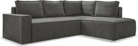 XXXLutz ROHOVÁ SEDAČKA, textil, tmavosivá MID.YOU - Sedačky - 001454003612