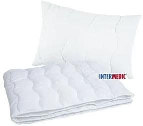 Letný detský set Medical – paplón 90x130 cm + vankúš 45x65 cm, 100 % polyester, prateľný na 90 °C, antialergický, slovenský výrobok