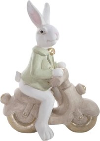 Veľkonočná dekorácia FIG 157A zajac na motorke