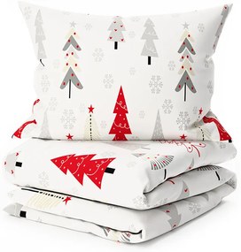 Obliečky z mikrovlákna JINGLE biele Rozmer obliečky: 70 x 90 cm | 140 x 220 cm