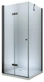 Mexen Lima sprchovací kút 110x70 cm, priehľadná, čierna, 856-110-070-70-00