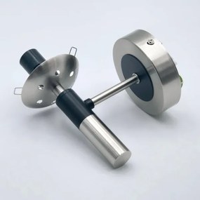 Nástenné svietidlo ROLLO 1xE14/5W/230V matný chróm/dymová