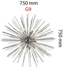 Azzardo AZ2119 - Dizajnové tienidlo k lustru G9 pr. 750mm