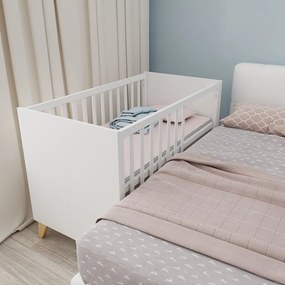 Biela postieľka 60x120 cm Léon – Roba