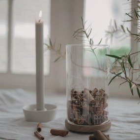 Eulenschnitt Sklenená dóza s vekom Houses 1,4 l