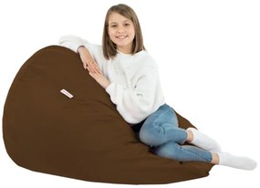 Sedací vak SAKO hnedý ekokoža