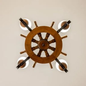 Brilagi - Luster na reťazi TIMONA 4xE14/40W/230V pr. 50 cm buk