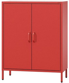 Komoda Kovová Vito Modern Red