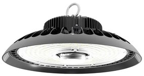 NEDES LU112/SR LED svietidlo UFO 150W, 5000K, 22500lm, IP65,+senzor+standby mode, čierna