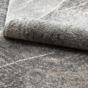Dywany Łuszczów, Kusový koberec Fusion 9617 dark grey/brown, 180x270, šedá, kancelária