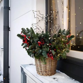 Brilagi - Vonkajšia vianočná LED dekorácia LED/3xAA IP44 55x32 cm zvončeky