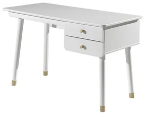 Písací stôl z masívu a MDF Billy borovica 125cm