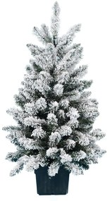Umelý vianočný stromček Mini Jedlička Zasnežená 75cm