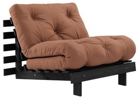 Kreslo v tehlovej farbe Roots Black Night – Karup Design