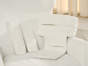 Relaxačné kreslo Irventendo (krémová + béžová). Akcia -21%. Vlastná spoľahlivá doprava až k Vám domov. 1135815
