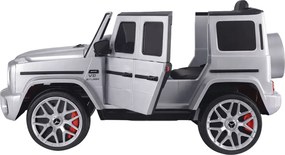 LEAN CARS Elektrické autíčko Mercedes G63 S306-1 strieborné