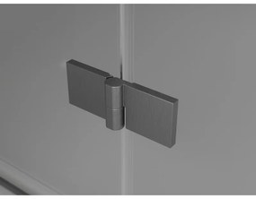 Mexen Lunar Duo, výklopný sprchový kút 95 x 75 cm, 8mm číre sklo, profil grafit brúsený, 834-095L-075P-66-00