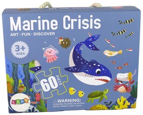 Lean Toys Puzzle Morské zvieratká - 60 dielikov