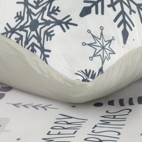 VIANOČNÉ RENFORCÉ OBLIEČKY DWARF 200X220 CM, 2 KS 70X80 CM VZOROVANÉ