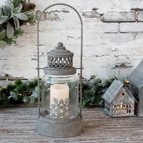 Chic Antique Lampáš Antique Zinc 33 cm