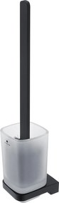 Nimco WC kefa s hranatou rukoväťou MAYA čierna - MAC 29094CN-HR-90