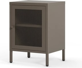 Sivý nočný stolík Fayna – Marckeric