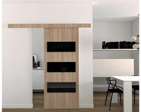 Posuvné dvere LIVELLO IV - biela / nie / 96