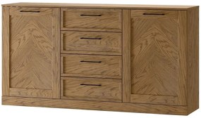 Komoda Cozy 47 z masivu 170 cm dub Rustikal