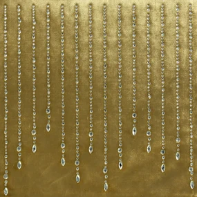OBRUS ROYAL 3 35X220 CM ZLATÝ