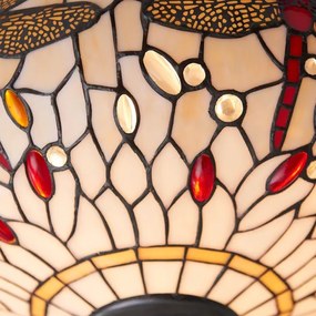 Endon 70723 - Stropné svietidlo Tiffany DRAGONFLY 2xE27/60W/230V pr. 41 cm